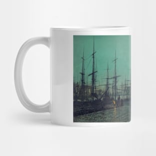 Shipping on the Clyde by John Atkinson Grimshaw Mug